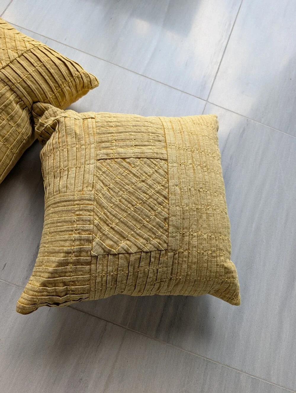 VILLA by CLASSIC HOME pintucked cotton pillows
